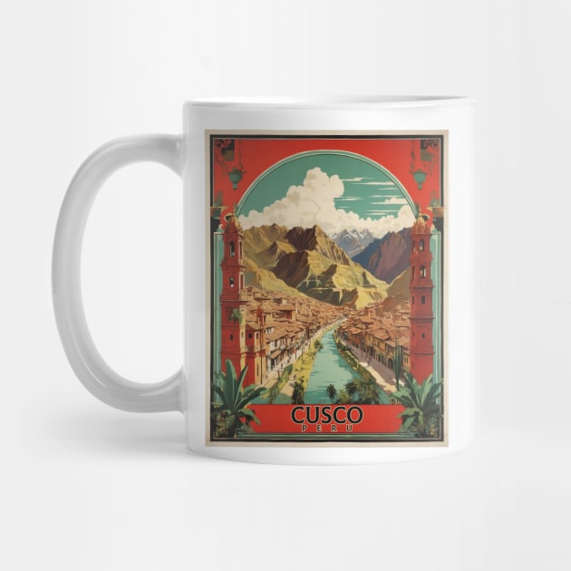 Cusco Peru Tourism Vintage Poster 2 by TravelersGems